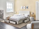 Dobbeltseng Soutrin 160x200 cm   Off white