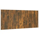 vidaXL Sengegavl røkt eik 200x1,5x80 cm konstruert tre