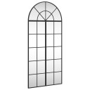  Veggspeil svart 60x130 cm buet jern