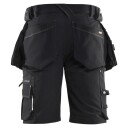 Blåkläder 198816449900C46 Håndverksshorts 4-veisstretch, X19, svart Str. C46