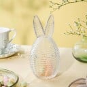 Hadeland Glassverk Glassegg Påskeegg m/Ører 17cm Klar
