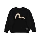 Evisu Herre Strikkevarer Svart L,
