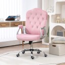Ergonomisk rosa kontorstol for kvinner