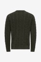 ONLY & SONS   Genser Onskim Ls Cabel Crew Reg   Grønn