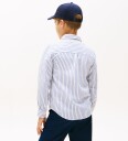Tommy Hilfiger Linen Blend Striped Shirt Ls Blue 140