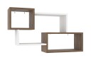 Vegghylle Lundtorp 90 cm   Brun|Hvit