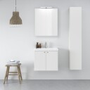 INR Iconic Nordic Rooms Store PRO Speilskap med Led-armatur B600x720x140mm Hvit / 60cm