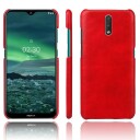 INCOVER Nokia 2.3 Skinnpolstret Plastdeksel - Rød