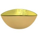 vidaXL Servant herdet glass 54,5x35x15,5 cm gull
