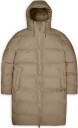 Rains Unisex Alta Long Puffer Jacket Beige M