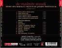Pierre Bouteiller Alexander Weimann M Lisande Corriveau Margaret Little Melisande Corriveau Stephan Van Dyck Susan Napper Suzie Leblanc Sylvain Bergeron  De Vanitate Mundi  CD