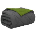 vidaXL Sommerdyne Grønn og Antrasitt 240 x 200 cm Mikrofiber