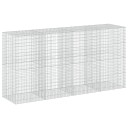vidaXL Gabion med 5 mm tråd og 5x10 cm nett 400x100x200 cm