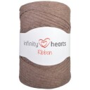  Infinity Hearts Ribbon Stoffgarn 09 Brun