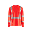 Blåkläder Langermet varsel UV beskyttet   Rød highvis   M