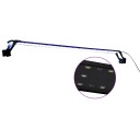 Akvarium Led-Lys Med Klemmer 115-130 cm Blå Og Hvit