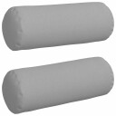  Bolster puter 2 pcs Sky Grey Ø 25 x 70 cm stoff