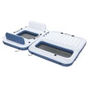 Bestway Hydro Force Flytende Øy 2 pcs Hvit og blå PVC