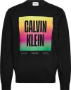 Calvin Klein Jeans Ls 350Tery Calvn Prde Cn Swtshrt   Black   L