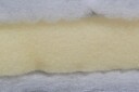 Ardenza Overmadrass 120 cm Polyeter - Ljusgrå/Hvit