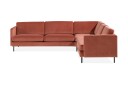 Teodin Hjørnesofa Large Fløyel   Rosa