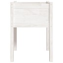 vidaXL Plantekasse hvit 50x50x70 cm heltre furu