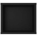 vidaXL Hengende TV-benk svart 100x30x26,5 cm sponplate