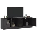  TV-benker 2 stk svart 67x39x44 cm stål