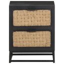 vidaXL Nattbord 40x30x50 cm heltre mango