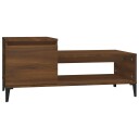 vidaXL Salongbord brun eik 100x50x45 cm konstruert tre
