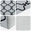 vidaXL Teppe Runner ORIZ 1150 gsm Svart nettmønster