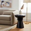 Sidebord og krakk – sjakkbrikkesilhuett allsidig design