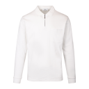 Denis LS Pique White XXL Interlock LS polo pique