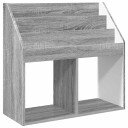 vidaXL Barneskrivebokhylle med lagring Grå Sonoma 72,5 x 29,5 x 69 cm