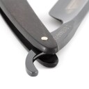 DOVO Straigh Razor 5/8"Ebony Wood Black Inox