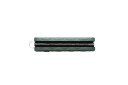 Ögon Designs - Quilted Aluminium zipper lommebok/mini clutch Platinium