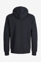 Jack & Jones Junior   Hettegenser jjeBradley Sweat Zip Hood   Svart