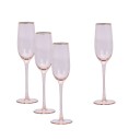 Modern House  Soft Pink champagneglass 23 cl 4 stk