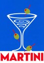 Classic Blue Martini Plakat / 100x150