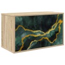 vidaXL Vegghengt TV skap WIJHE 69 x 33 x 40 cm Sonoma eik