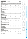 Butterick 6857 - Genser STRL: XS-XXL