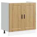  Vask underskap Porto artisan eik 80x46x81,5 cm konstruert tre 8721158422828