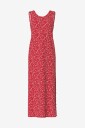 Pieces Maxikjole pcFlora SL Maxi Dress Jrs BC Rød