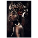 Artwood Veggdekorasjon Queen of Africa 100 x 150 cm Artwood