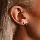 Snö Of Sweden Kitty Crystal Ear Gold/Clear Onesize