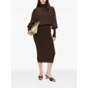 Twinset Dame Kjoler Brun XS,