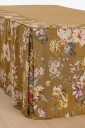 Ellos Home   Sengekappe Candice Rose i vasket lin 60 cm   Grønn