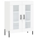 vidaXL Skjenk hvit 69,5x34x90 cm konstruert tre