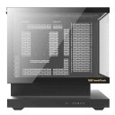Darkflash F1 Gaming Kabinett Midi Tower med 6 ARGB Vifter - Svart