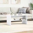 TV benk hvit 80x40x40 cm sponplate